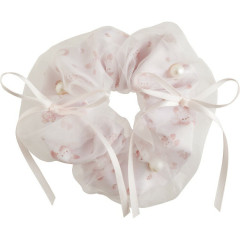 Japan San-x Hair Scrunchie - Sugarcocomuu : Frill Ribbon Pink