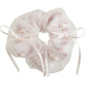 Japan San-x Hair Scrunchie - Sugarcocomuu : Frill Ribbon Pink - 1