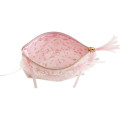 Japan San-x Cosmetic Pouch - Sugarcocomuu : Frill Ribbon Pink - 2