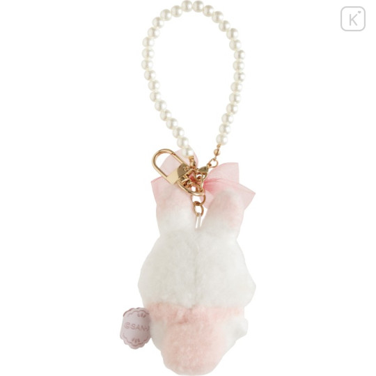 Japan San-x Hanging Plush - Sugarcocomuu : Pearl Ribbon Rabbit - 3