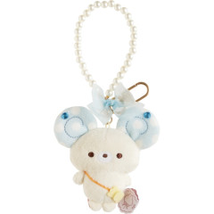 Japan San-x Hanging Plush - Sugarcocomuu : Pop Pearl Ribbon Mouse