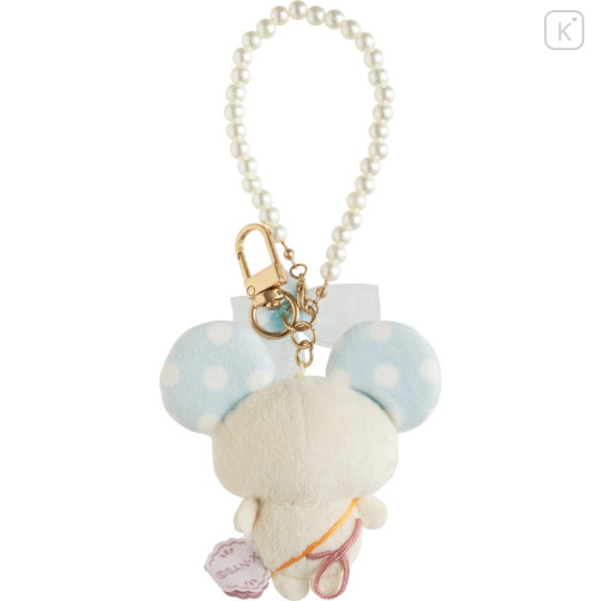 Japan San-x Hanging Plush - Sugarcocomuu : Pop Pearl Ribbon Mouse - 3