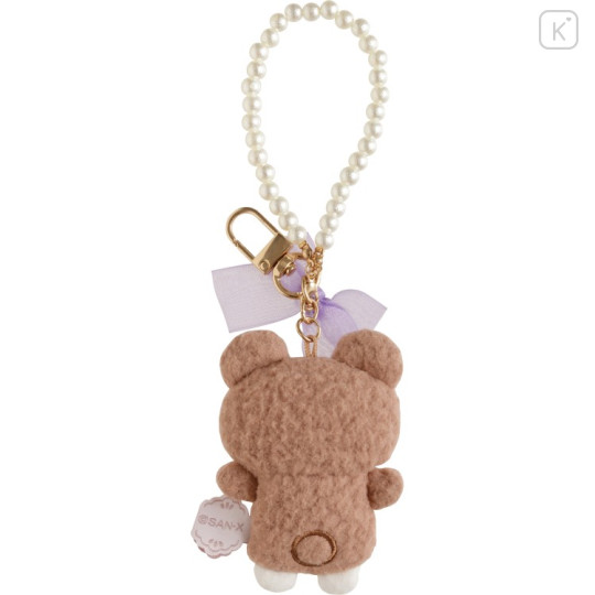 Japan San-x Hanging Plush - Sugarcocomuu : Pop Pearl Ribbon Cookie Bears Cocoa - 3