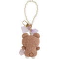 Japan San-x Hanging Plush - Sugarcocomuu : Pop Pearl Ribbon Cookie Bears Cocoa - 3