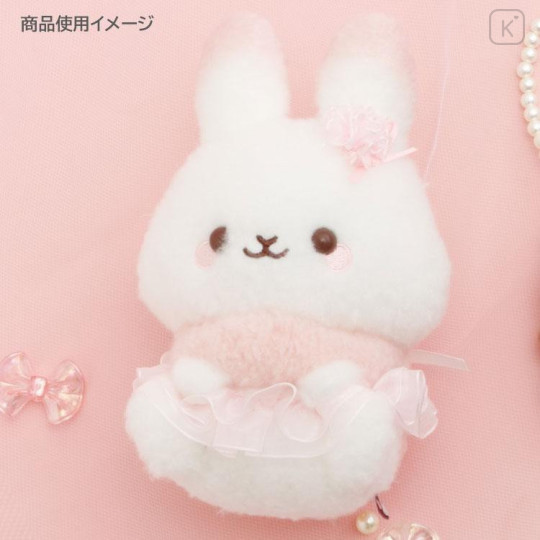 Japan San-x Plush Toy - Sugarcocomuu : Frill Ribbon Rabbit Pink - 5
