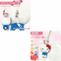 Japan Sanrio Mascot Holder Mini Plush Pouch - Hello Kitty : Exciting Face - 3