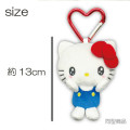 Japan Sanrio Mascot Holder Mini Plush Pouch - Hello Kitty : Happy Face - 2