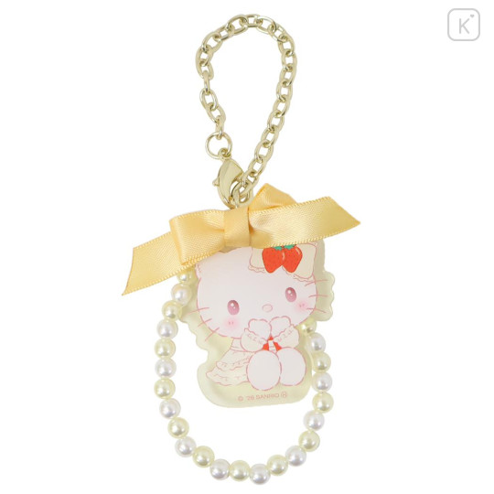Japan Sanrio Mascot Bag Charm - Hello Kitty : Sweet Cakes Collection Ribbon Bead - 1