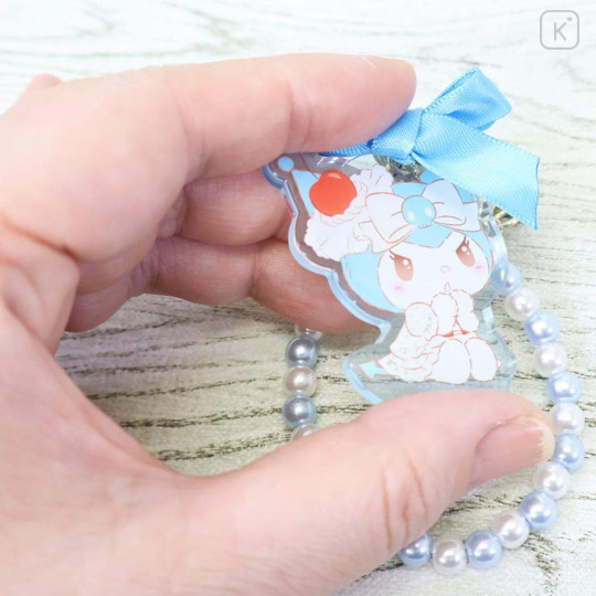 Japan Sanrio Mascot Bag Charm - Kuromi : Sweet Cakes Collection Ribbon Bead - 2