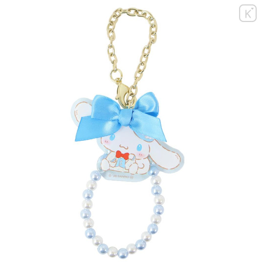 Japan Sanrio Mascot Bag Charm - Cinnamoroll : Sweet Cakes Collection Ribbon Bead - 1