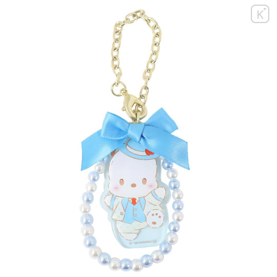 Japan Sanrio Mascot Bag Charm - Pochacco : Sweet Cakes Collection Ribbon Bead - 1