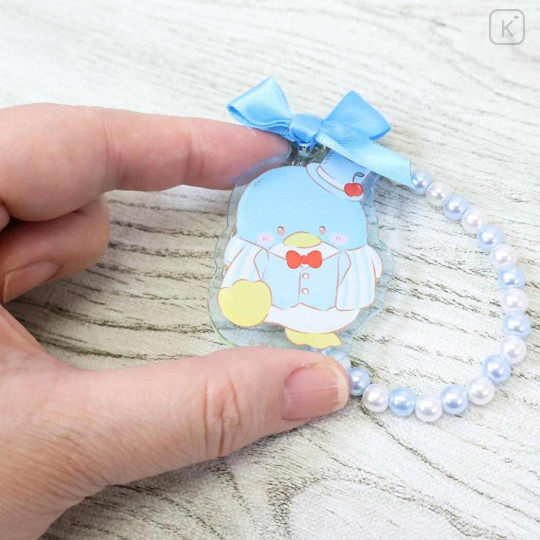 Japan Sanrio Mascot Bag Charm - Tuxedo Sam : Sweet Cakes Collection Ribbon Bead - 2