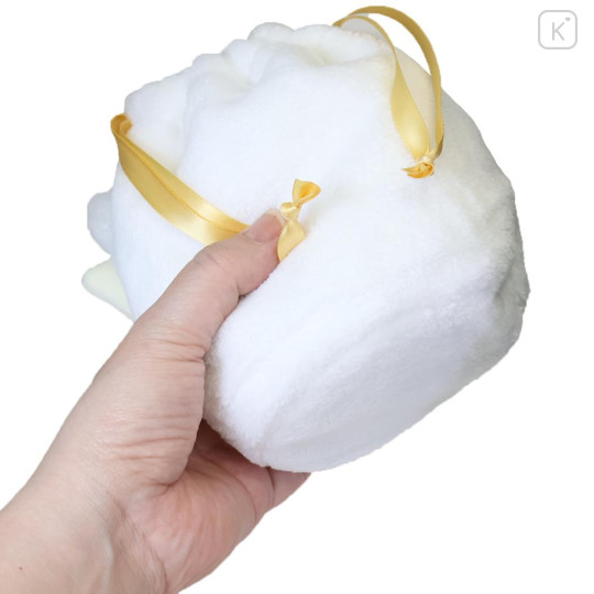 Japan Sanrio Plush Drawstring Bag - Hello Kitty : Sweet Cakes Collection Strawberry - 2