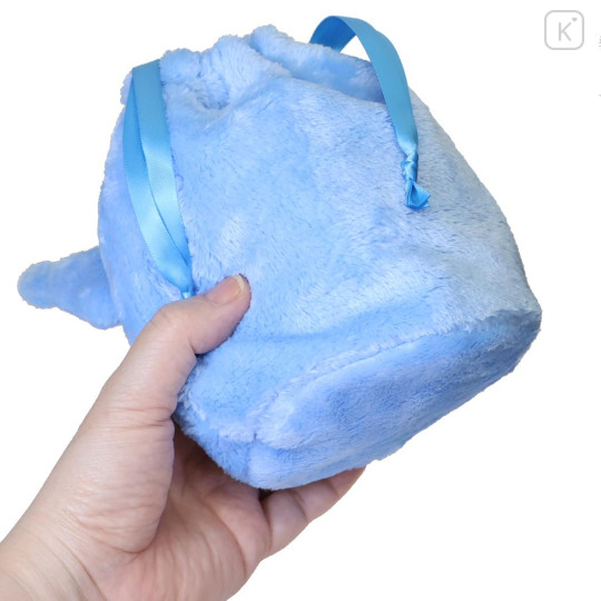 Japan Sanrio Plush Drawstring Bag - Kuromi : Sweet Cakes Collection Strawberry - 2