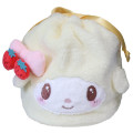 Japan Sanrio Plush Drawstring Bag - My Sweet Piano : Sweet Cakes Collection Strawberry - 1