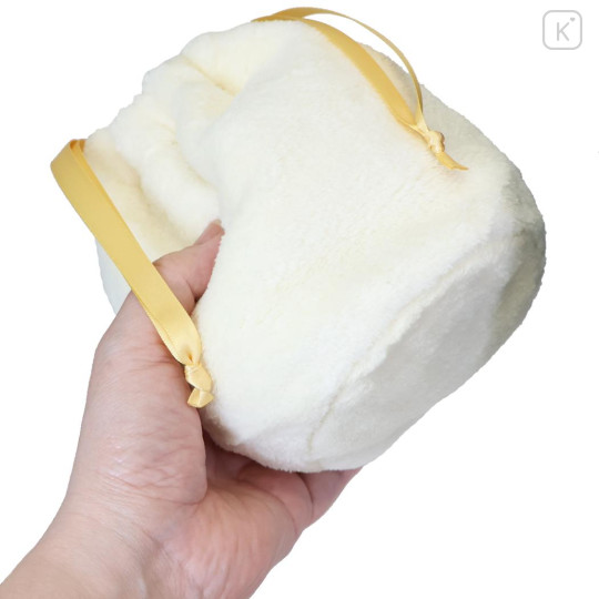 Japan Sanrio Plush Drawstring Bag - Marroncream : Sweet Cakes Collection Strawberry - 2