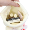 Japan Sanrio Plush Drawstring Bag - Marroncream : Sweet Cakes Collection Strawberry - 3