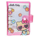 Japan Sanrio 6 Hole Sticker Binder - Hello Kitty : Clear Tan Sunglasses - 1