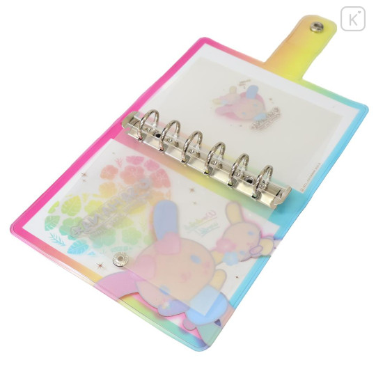 Japan Sanrio 6 Hole Sticker Binder - Usahana : Clear Tan Kawaii Style Time - 3