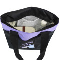 Japan Sanrio Insulated Lunch Bag - Kuromi & Baku : Black Purple - 3