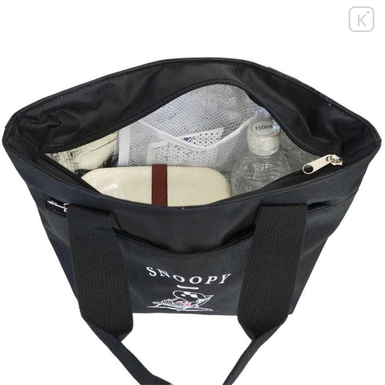 Japan Peanuts Insulated Lunch Bag - Snoopy : Joe Cool Black - 3