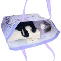 Japan Sanrio Waterproof Vinyl Beach Bag & Pool Tote - Kuromi : Purple Queen - 3