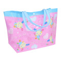 Japan Sanrio Waterproof Vinyl Beach Bag & Pool Tote - Usahana : Heart Pink - 2
