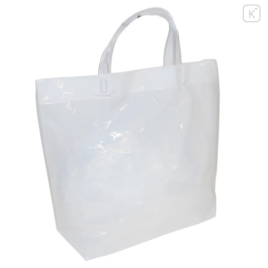 Japan Sesame Street Waterproof Vinyl Beach Bag & Pool Tote - Elmo & Cookie Monster White - 2