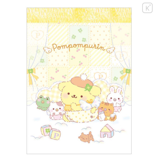 Japan Sanrio Mini Notepad - Pompompurin : Baby Angel - 1