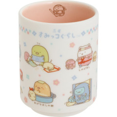 Japan San-x Japanese Tea Cup - Sumikko Gurashi : Ninja Training Pink