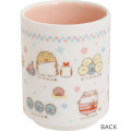 Japan San-x Japanese Tea Cup - Sumikko Gurashi : Ninja Training Pink - 2