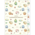 Japan San-x 5 Pockets A4 Index File Holder - Sumikko Gurashi : Ninja Training Light Yellow - 1