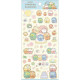 Japan San-X Washi Cotton Seal Sticker - Sumikko Gurashi : Ninja Training Light Yellow