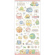 Japan San-X Washi Cotton Seal Sticker - Sumikko Gurashi : Ninja Training