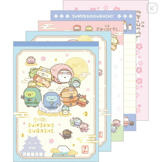 Japan San-x A6 Notepad - Sumikko Gurashi : Ninja Training Light Yellow - 1