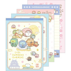 Japan San-x A6 Notepad - Sumikko Gurashi : Ninja Training Light Yellow