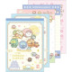 Japan San-X A6 Notepad - Sumikko Gurashi : Ninja Training Light Yellow