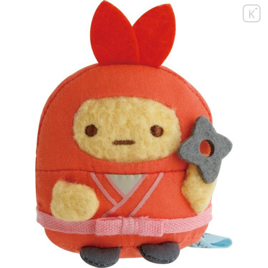 Japan San-x Tenori Plush (SS) Set - Sumikko Gurashi : Ninja Training - 2