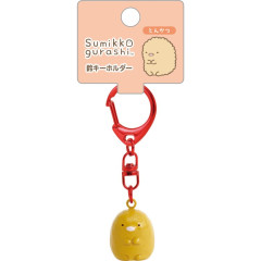 Japan San-x Bell Keychain - Sumikko Gurashi : Ninja Training Tonkatsu