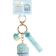 Japan San-x Mascot Keychain - Sumikko Gurashi : Ninja Training Tokage