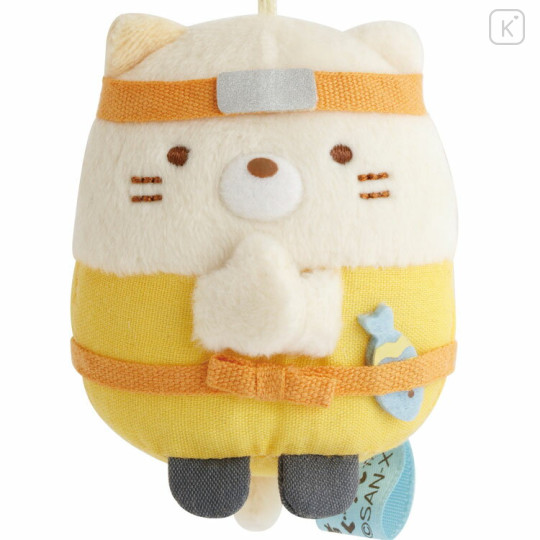 Japan San-X Original Hanging Plush Toy - Sumikko Gurashi : Ninja Training Neko - 2