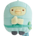 Japan San-X Original Hanging Plush Toy - Sumikko Gurashi : Ninja Training Penguin? - 2