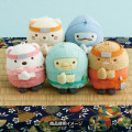 Japan San-x Hanging Plush Toy - Sumikko Gurashi : Ninja Training Tonkatsu Fried Pork - 3