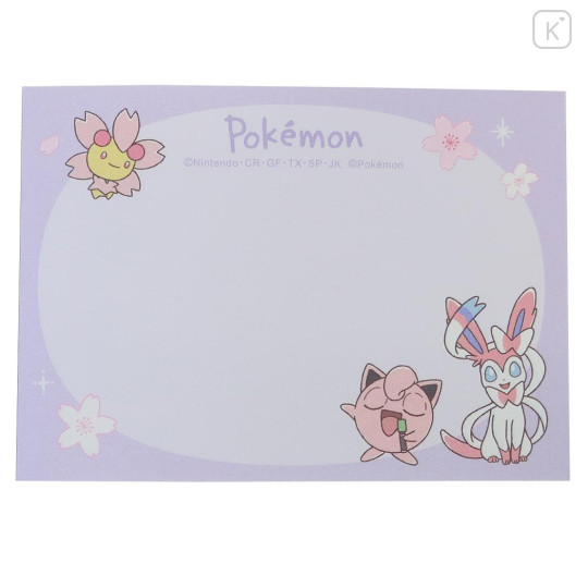 Japan Pokemon Mini Notepad - Pocket Monster : Sakura White - 3