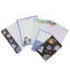 Japan Pokemon Volume Up Letter Envelope Set - Charizard & Gengar & Snorlax : Sakura Black