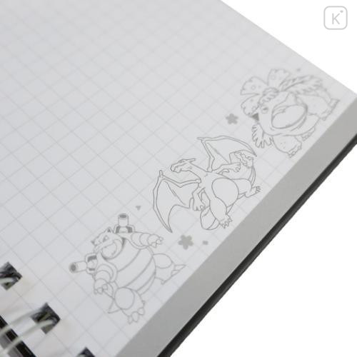 Japan Pokemon A6 Ring Notebook - Charizard & Gengar & Snorlax : Sakura Black - 4
