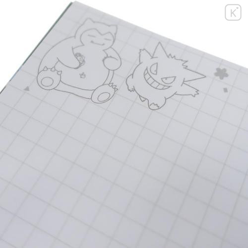 Japan Pokemon A6 Ring Notebook - Charizard & Gengar & Snorlax : Sakura Black - 5
