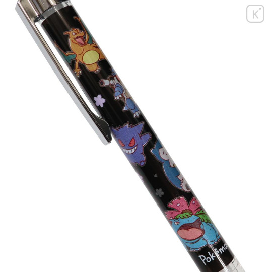 Japan Pokemon Mechanical Pencil - Charizard & Gengar & Snorlax : Sakura Black - 2