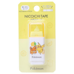 Japan Pokemon Nicoichi Correction Tape - Pawmi & Pikachu : Lemon