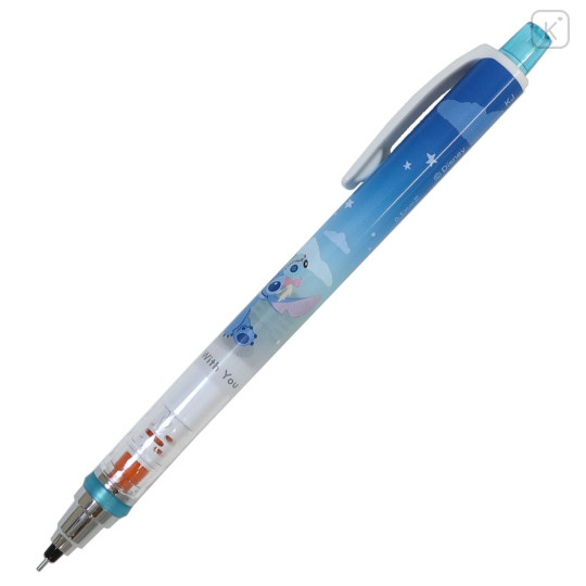 Japan Disney Kuru Toga Mechanical Pencil - Stitch : Star Night - 2